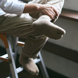 Organic Cotton Blended Yak Pile Tabi Socks|7-5005