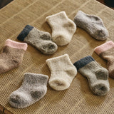 Organic Cotton Blended Yak Pile Socks For Baby|7-6600