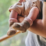 Organic Cotton Blended Yak Pile Socks For Baby|7-6600