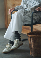 Organic Cotton Low Gauge Socks|7-5023|Natural Black