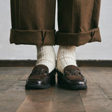 Alpaca Cable Pattern Socks|7-5008