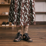 Organic Cotton Blended Yak Ribbed Socks|7-6001