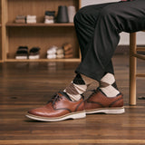 Organic Cotton Alpaca Yak Argyle Socks | 7-5016