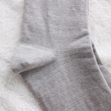 8-0013|Basic plain socks without elastic