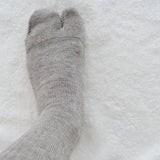 8-0450|Supima x Yak tabi-style pile socks