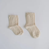 8-0505|キッズ 鹿の子編みソックス
