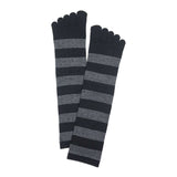 9-1048|ウール&コットン 5本指太ボーダー