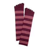 9-1048|ウール&コットン 5本指太ボーダー