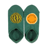 9-1114|コットン 足底パイルスイカ柄カバー