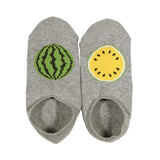 9-1114|コットン 足底パイルスイカ柄カバー