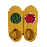 9-1114|コットン 足底パイルスイカ柄カバー