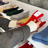 9-1129|ウール&コットン リバーシブルショートアームウォーマー