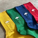 9-1101|オーガニックコットン 雨リブ柄