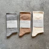 8-0013|Basic plain socks without elastic