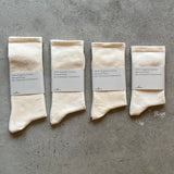 8-0013|Basic plain socks without elastic