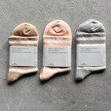 8-0019|Plain striped socks without elastic