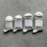 8-0031 | Slub rib socks, ankle length