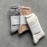 8-0036|鹿の子編みソックス