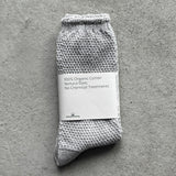 8-0036|鹿の子編みソックス