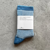 8-0040|藍 ジャカードストライプ