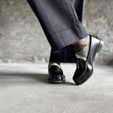 Organic Cotton Alpaca Yak Argyle Socks | 7-5016