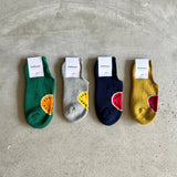 9-1114|コットン 足底パイルスイカ柄カバー