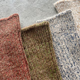4-4026|Alpaca Linen Ribbed Socks