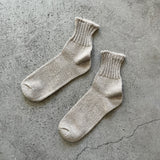 4-2001|Linen Organic Cotton Ankle Socks