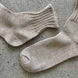 4-2001|Linen Organic Cotton Ankle Socks