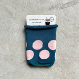 6-1008|Organic Cotton Iced Coffee Socks - Big Dots