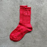 5-5011|Linen Moss Stitch "PLOOT" Socks