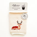 6-1003|アイスコーヒーのくつした 鹿Ver.