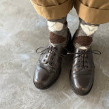 Organic Cotton Alpaca Yak Argyle Socks | 7-5016