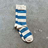 8-0048|Plain Border Socks