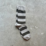 8-0048|Plain Border Socks
