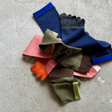 4-4040|Wool Toe Stripes Socks