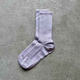 4-4039|Wool Mid-Gauge Ribbed Socks