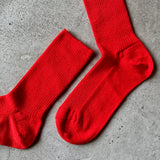 4-4039|Wool Mid-Gauge Ribbed Socks