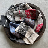 4-4028|Wool Organic Cotton Snow Pattern Socks