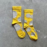 4-4035|Organic Cotton Rubber Free Natural Dot Socks