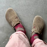 4-4035|Organic Cotton Rubber Free Natural Dot Socks