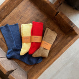 5-5014|Organic Cotton Slab Ribbed Socks