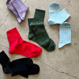 9-1142|エジプトコットン リブミドル