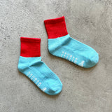 9-1146|リネン&コットン 足底パイル切り替え