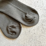 8-0011|100% cotton gallnut ribbed socks