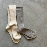 8-0042 | Supima x Yak ribbed socks