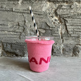 9-1140|コットン アイスコーヒーのくつしたTHANKS