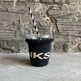 9-1140|コットン アイスコーヒーのくつしたTHANKS