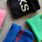 9-1140|コットン アイスコーヒーのくつしたTHANKS