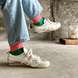 9-1146|リネン&コットン 足底パイル切り替え